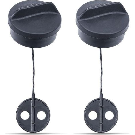 2 Pièces Bouchon Reservoir Debroussailleuse pour STIHL FS38 FS45 FS55 FS80 FS81 FS108 FS350 FS450 FS400 FS120 Bouchon d'Essence Ø intérieur 35.5mm 4126 350 0500, 4128 350 0503 (1/5)