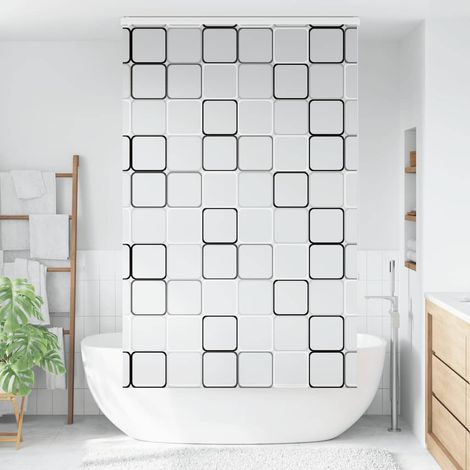 Store enrouleur de douche，Store à rouleau avec cassette largeur du tissu 116 cm CFW4559482 (1/5)