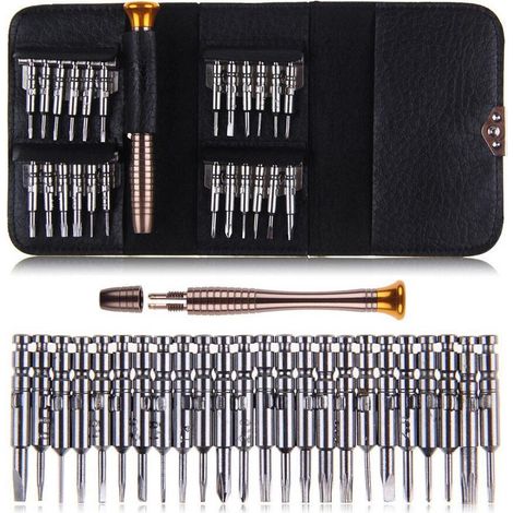 Kit de tournevis et d'outils de réparation professionnels 25 en 1 pour smartphones Air (1/5)