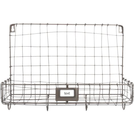 Panier mural- 1 compartiment - L 13,8 cm x l 39,2 cm x H 28,7 cm - Livraison gratuite (1/4)