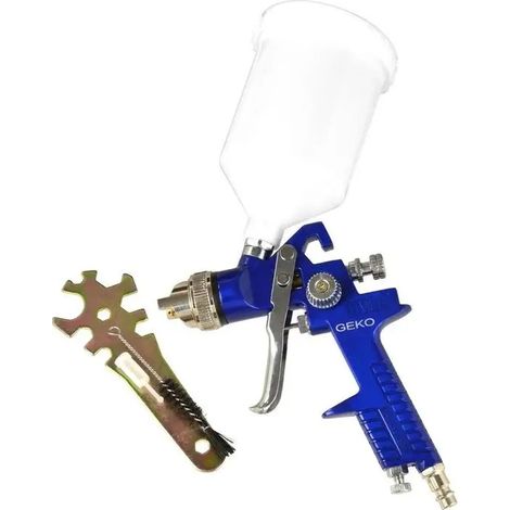 Pistolet à peinture geko g01168 buse 2.5 mm 600 ml (1/3)