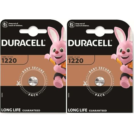 2 x Duracell 1220 (2 x 1 battery) 2 x batteries (CR1220)