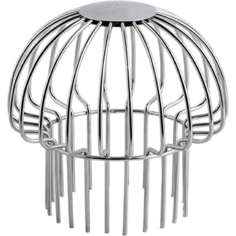 Protection antirouille pour descente de gouttière, filtre à feuilles, crépine pour descente de gouttière de 40 à 50 mm [jkw] (1/5)