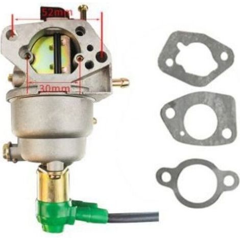 Carburateur GX390 GX270 188F 5KW pour générateur avec joints et électrovanne (1/5)