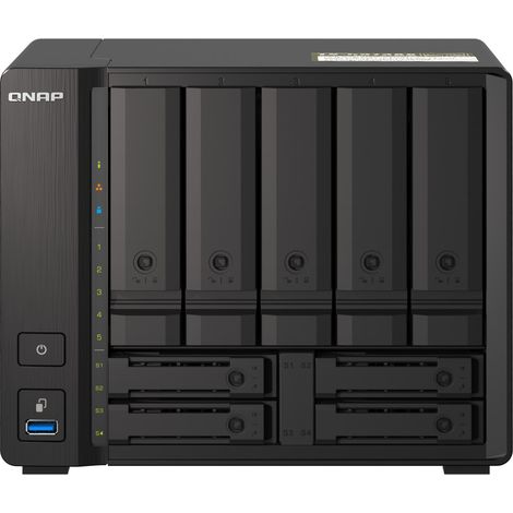 QNAP TS-H973AX NAS Tower Ethernet/LAN Schwarz V1500B (1/3)