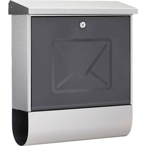 Burg Wächter 65300 Lucenta 2700 Ni Briefkasten Edelstahl Edelstahl Schlüsselschloss (1/5)
