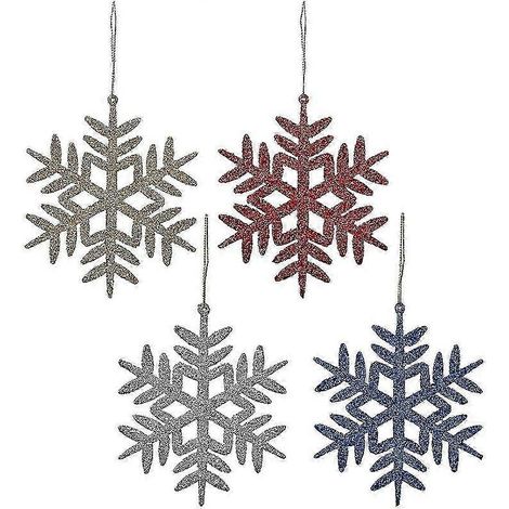 Décorations de Noël Décoration de sapin de Noël Décoration de scène de Noël Flocon de neige poudreuse de Noëlc24070248 (1/5)