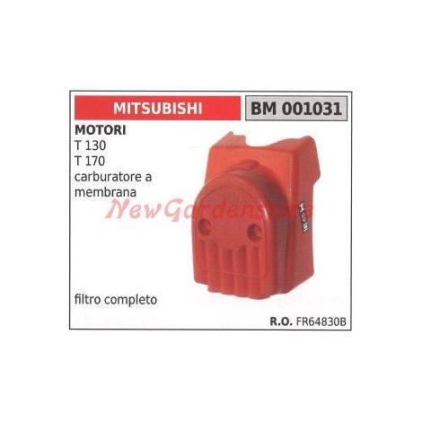 Filtro aria supporto MITSUBISHI motore decespugliatore tagliasiepe T130 001031