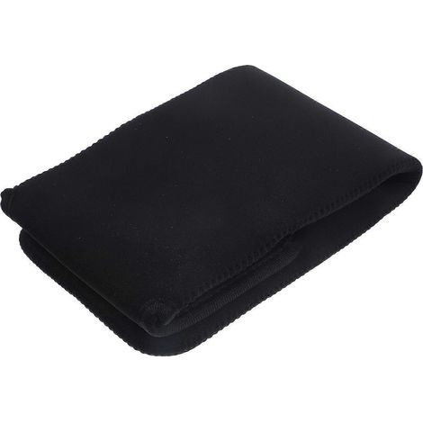 Sac de rangement portable pour lisseur à cheveux noir. pratique pour les voyages. (1/5)