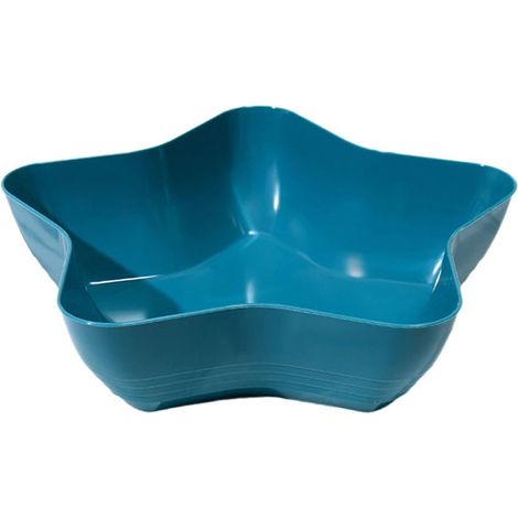 Plate À Fruits - Design Étoilé Pentagramme - Pour Table Basse Cuisine Salon Fête - 17 x 11 x 5 5 cm - Vert - 1 Pièce (1/5)