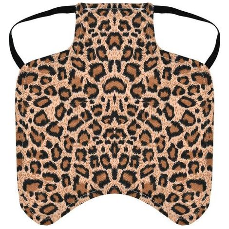 Ropa para pollos Tigrezy-2 (estampado de leopardo), chaqueta protectora de plumas para aves de corral, doble laminado, chaqueta con estampado de pollos