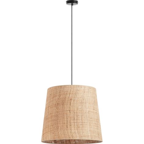 Suspension THAIS Medium IP65 E27 Noir Rafia Bali (1/3)