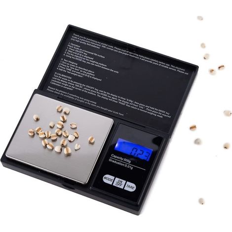 Balance électronique 100 g - 0,01 g, mini-balance, balance de table, balance de cuisine-AquaForge (1/4)