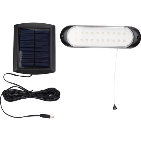 Wasserdichte LED-Solar-Wandleuchte mit geteiltem Kabel für den Außenbereich, ideal für Villa, Garten oder Hof (1/5)