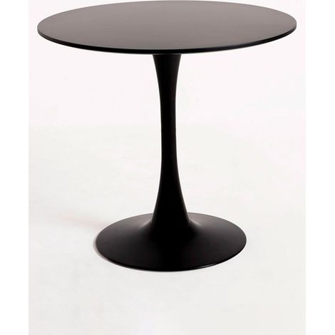 Estilo Nórdico - Mesa Kolio 90 cm - Negro