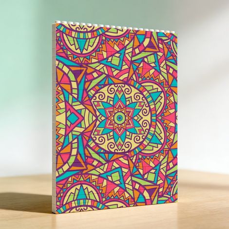 Cadre en blocs pour anniversaire à faire soi‑même, cadeau de la Saint‑Valentin (1/5)