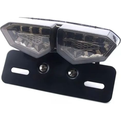 Feux arrière LED moto 21 LED DC12V rouge étanche adapté à motocyclette (1/5)