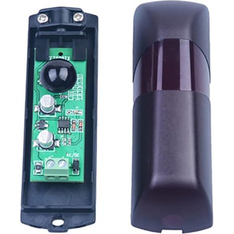 Paire de photocellules à infrarouge universelles pour capteur extérieur automatique pour portail de garage 12 V/24 V AC DC (1/5)
