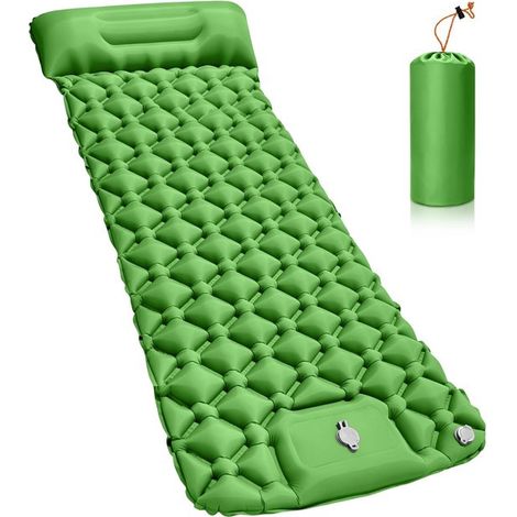 Dailygoods Selbstaufblasende Campingmatratze Ultraleicht Wasserdicht Kompakt Integriertes Kissen Hochwertige Zellstruktur Schlafmatte (1/5)