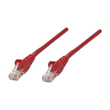 Intellinet 318198 RJ45 Câble réseau, câble patch CAT 5e U/UTP 0.50 m rouge 1 pc(s) (1/2)