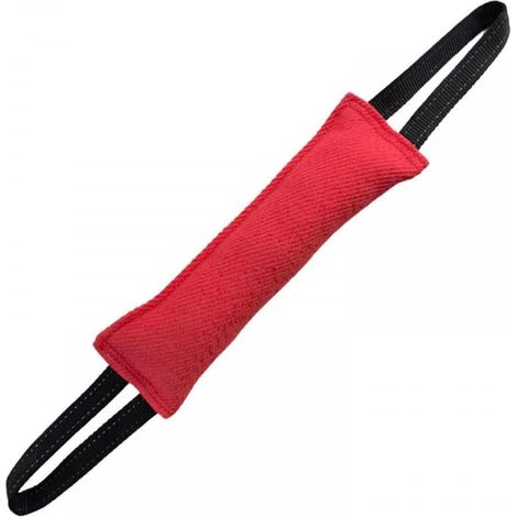 Jouet de Remorqueur pour Chien,Oreiller de Dressage de Chien avec Poignée pour Petit Chien de Taille Moyenne Rouge (1/5)