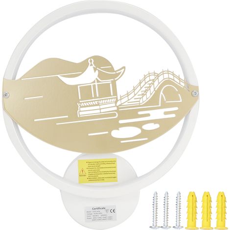 Lampe Murale LED - 3 Couleurs Segmentées - Tension 85-265 V CA - Pour Salon Chambre Et Couloir - 1 Pièce (1/5)