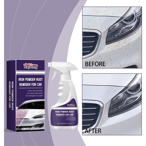 Détachant antirouille pour automobiles, décapant pour poudre de fer, nettoyage de peinture, détachage, polissage, restauration et entretien – 120 ml (1/5)