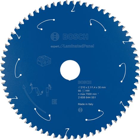 Bosch for Laminated Panel Circular Saw Blade 210x2.1/1.4x30 T66 2608644551 (1/5)