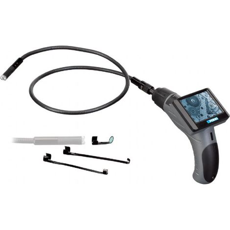 Endoscopio telecamera con sonda flessibile per meccanica Fervi e022/12 (1/3)