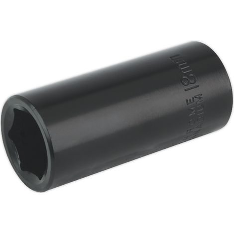 Sealey 18mm 3/8""Sq Drive Deep Impact Socket WallDrive For Air Wrenches IS3818D
