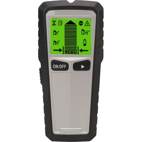 Detector de montantes de pared con pantalla LCD y haz de luz para detectar montantes de madera, cables eléctricos, montantes metálicos, vigas y tuberías. (1/5)