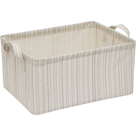 Cestino portaoggetti silnea rettangolare 19,5x30,5 cm beige - 5five (1/3)