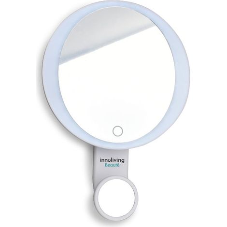 Specchio Luminoso 1X-10X con Ventose Ricaricabile Innoliving INN-806 (1/4)