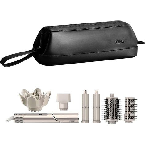 Bolsa de viaje Linpr para secador Dyson Airwrap/Shark Flexstyle Complete Styler y accesorios, estuche de viaje portátil, estuche impermeable para secador de pelo (negro, una sola capa) (1/5)