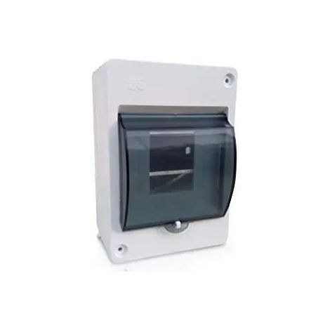 Schalttafel elektro-plast ep 1/4 mini s-4 n+pe IP20 Rauchglas (1/2)