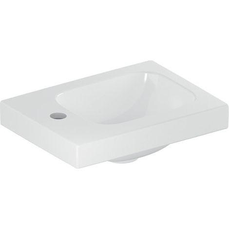 Geberit iCon Light lavamanos, 38 cm x 28 cm, con orificio de (1/3)