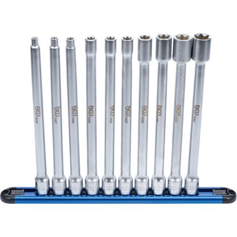BGS Inserto bussola set profilo E XXL attacco quadro interno 10 mm (3/8") SW E6 - E20 10 pz. - 70026 (1/4)