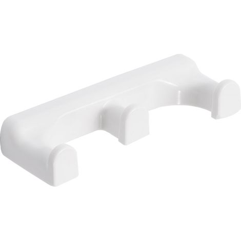 APPENDI ABITO / ACCAPPATOIO SERIE 'LINEA' Linea Bianco - cm 20 x 7 x h.3 - METAFORM