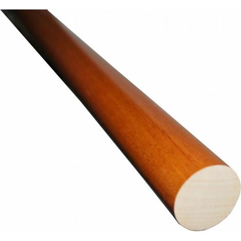 FPLUS barra mad.suelta 1.2x12 nogal , Barra de madera diferentes diametros,medidas y colores.