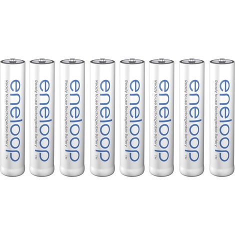 eneloop eneloop HR03 Pile rechargeable LR3 (AAA) NiMH 800 mAh 1.2 V 8 pc(s) (1/6)