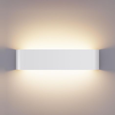 1 Applique Murale LED, Aluminium Blanc, 3 Températures De Couleur, Orientation Up Down, Intérieur Salon Chambre (1/4)
