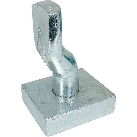 PERNO E PIASTRA PER CARDINE mm 24 (110/24 + 115/24) - portata 300 kg