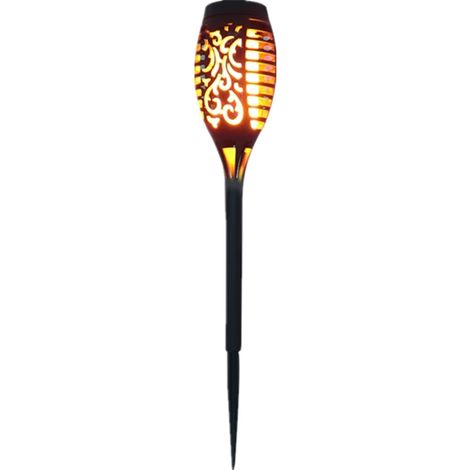 Highsam – Lampe solaire 12 LED 54cm – Éclairage d'ambiance extérieur – Induction jour/nuit – IP65 étanche – Installation rapide sans câblage