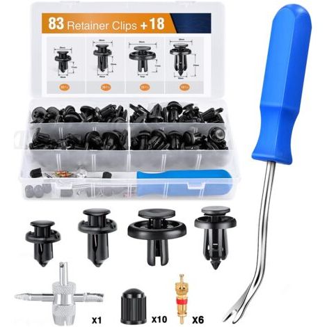 Kit combiné de clip d'insertion métallique de fixation de plaque anti - éclaboussures de pare - chocs pour Acura Honda 91503 - sz3 - 003 91503 - sz5 - 003 91506 - s9a - 003 Toyota Fender pad (1/5)
