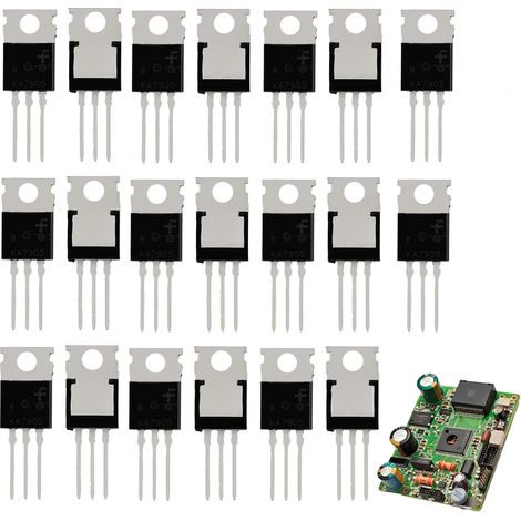 20PCS Transistors 3,3v To-220 Régulateurs, Régulateur À Courant Constant, Puce De Gestion De L'alimentation, Composants Électroniques pour Circuits, Modules et Commutation de Puissance (1/5)