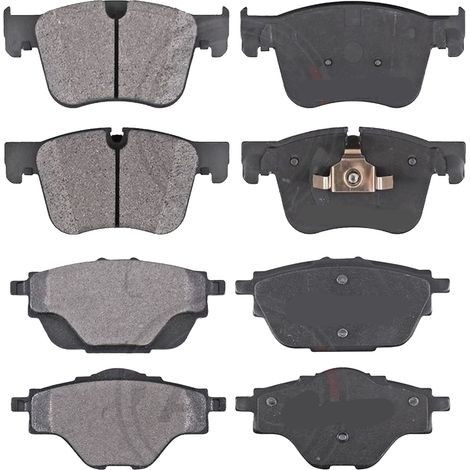 KIT PASTIGLIE FRENO ANTERIORI E POSTERIORI compatibile con FIAT 500L (351,352) / PASTIGLIE FRENANTI AUTO OEM FDB5020,FDB4879 / SOSTITUZIONE DIRETTA / BASSA POLVERE / SILENZIOSO