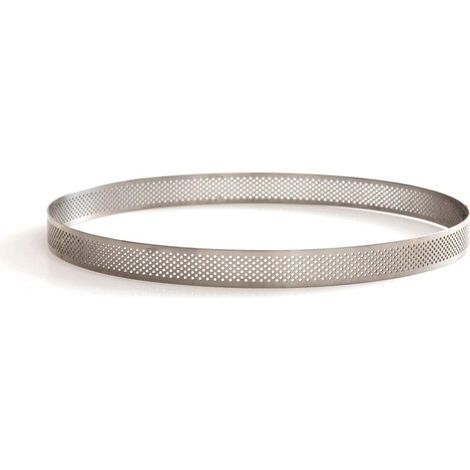 Decora 0064030 Anello Microforato, ø 24 x h2 cm, Acciaio Inox (1/4)