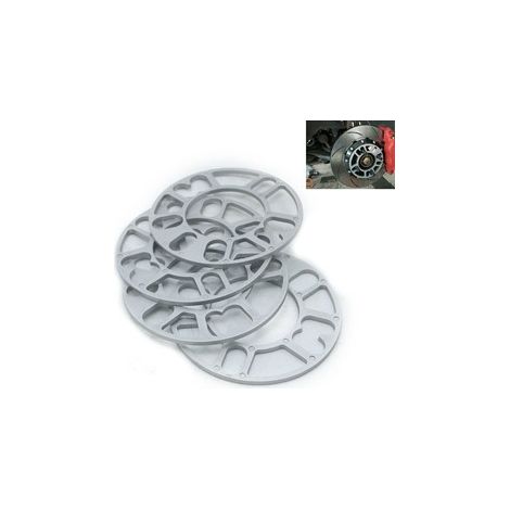 Entretoise de Roue Universelle 3mm 5mm 8mm 10mm pour Ajustement ET – Élargissement de voie, flasque d’entretoise, correction d’ET – Aluminium haute qualité