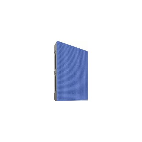 Palet de plástico L800xL1200xH160mm 3 guías cerrado HDPE CRAEMER