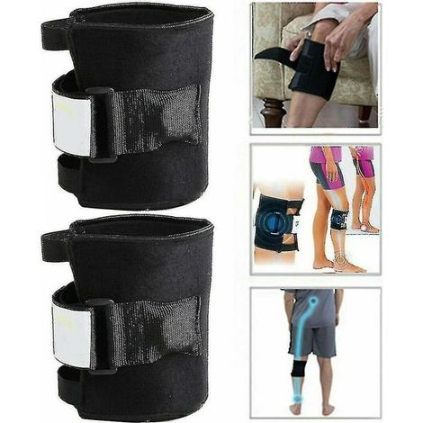 Lot de 2 genouillères acupression anti-douleur, protections pour jambes, soulagement sciatique, couvre-articulations, kit de soutien musculaire (1/5)
